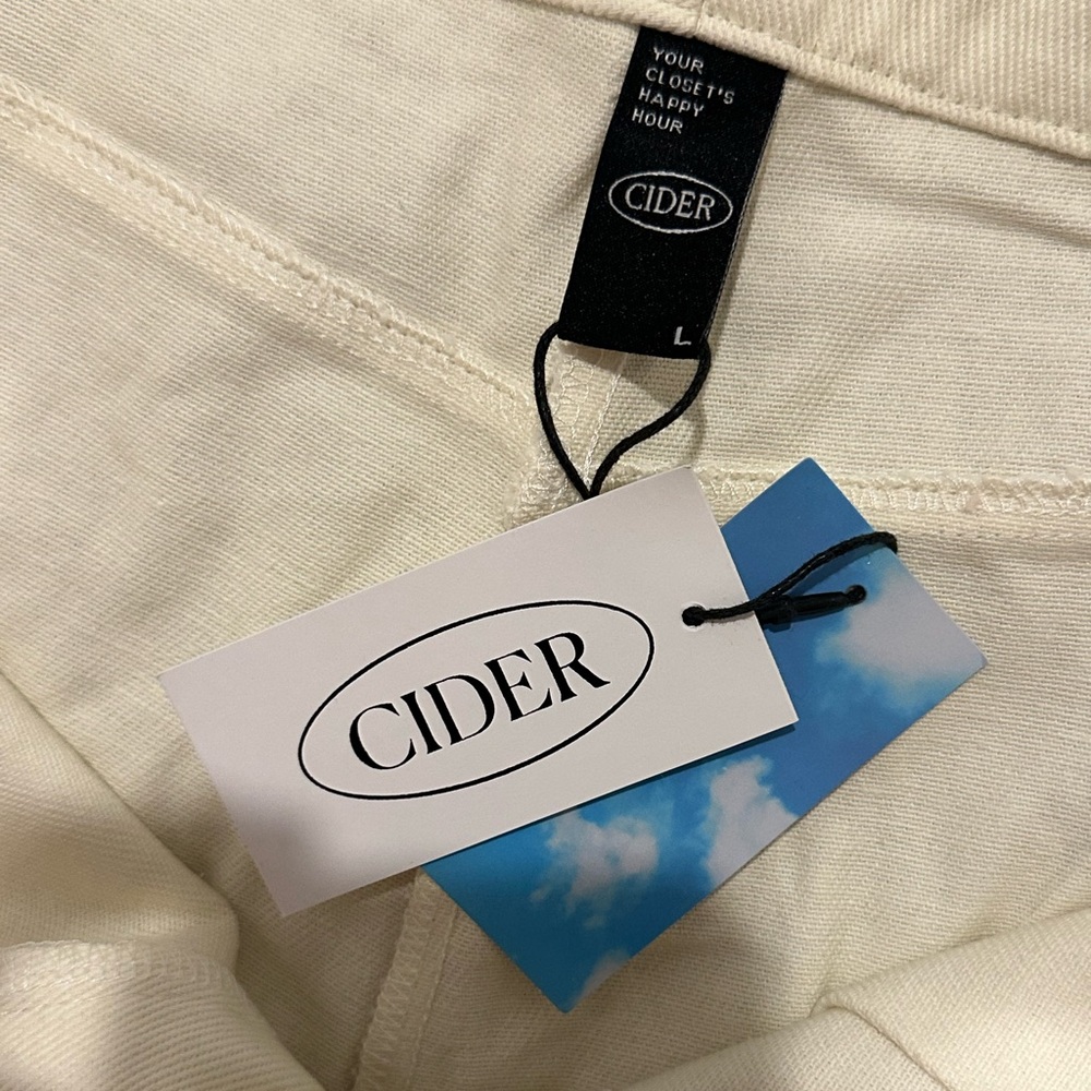 Cider Cream “Block” Pattern Denim - Picture 3 of 6